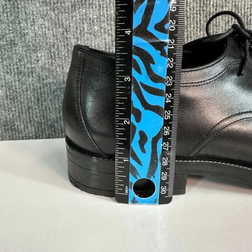 Cole Haan Grand Evolution Waterproof Black Leather Cap Toe Oxford Dress Shoes 9